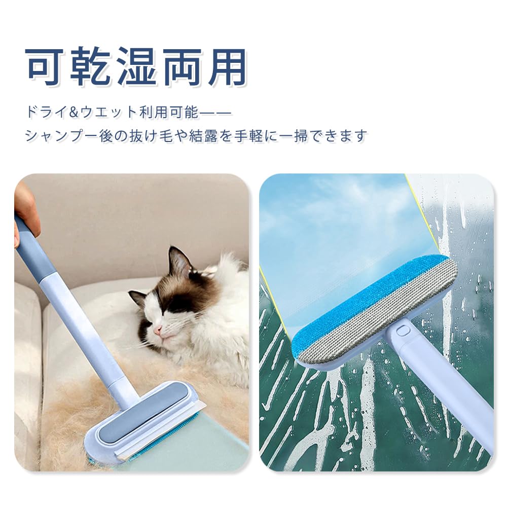 毛とり Amazon.co.jp: 猫の毛取り らくらく抜け毛スティック ペットの毛取り